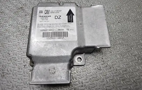 Opel Vectra C Airbag control unit/module 13170587 330518650