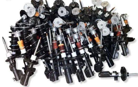 Volkswagen Crafter Front shock absorber with coil spring 