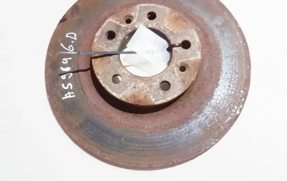 Peugeot 407 Rear brake disc neventiliuojamas