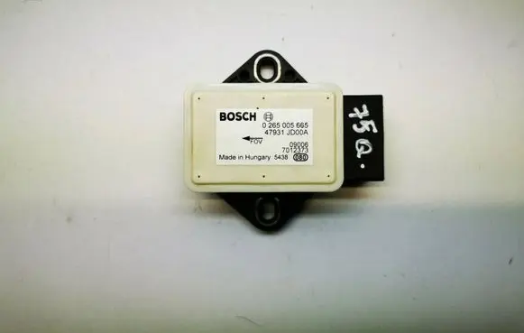 ESP acceleration yaw rate sensor