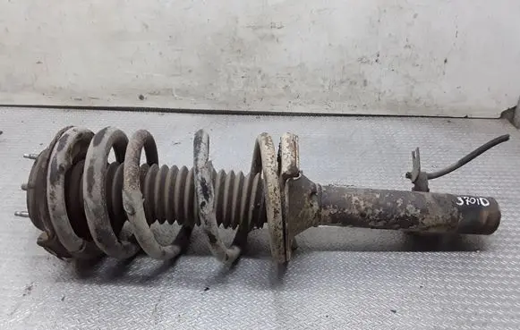 Front shock absorber with coil spring