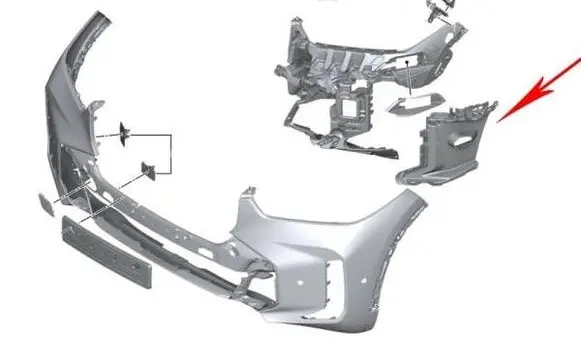 Front bumper mounting bracket