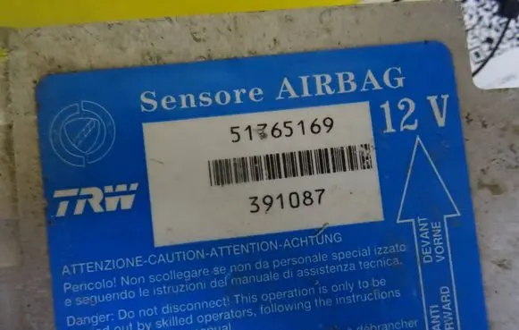 Fiat Idea Airbag control unit/module 51765169 391087