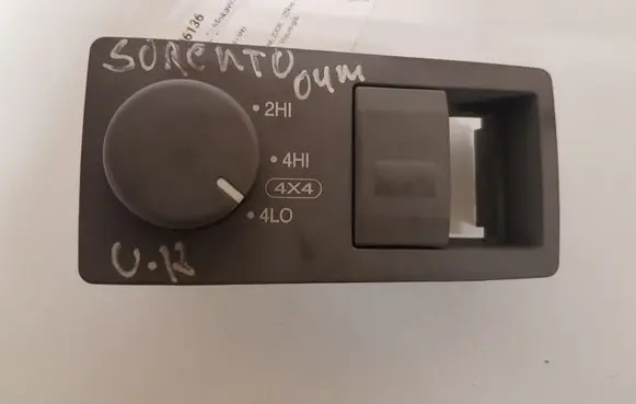 KIA Sorento Differential lock switch 612W19740