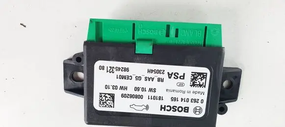 Peugeot 2008 I Parking PDC control unit/module 9824532180