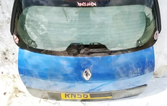Renault Scenic II - Grand scenic II Tailgate/trunk/boot lid melynas