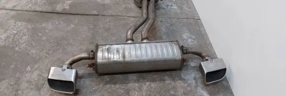 Porsche Cayenne (9Y0 9Y3) Muffler/silencer 4M4253611J 4M4253401H 9Y0253825
