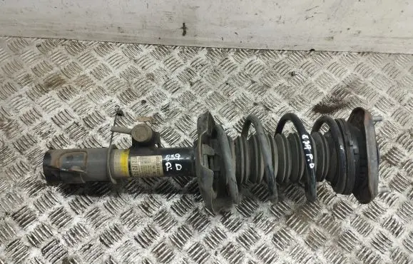 Front shock absorber with coil spring