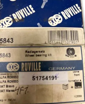 Fiat Marea Front wheel ball bearing 51754191