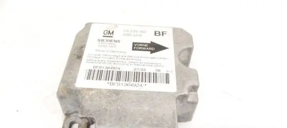 Opel Astra G Airbag control unit/module 09229302 09229302BF