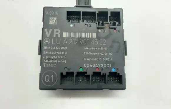 Mercedes-Benz E W212 Door control unit/module A2129004502