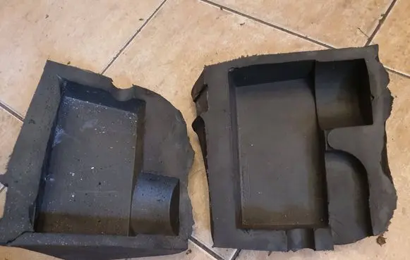 Audi 100 200 5000 C3 Central locking vacuum pump 4A0862227A