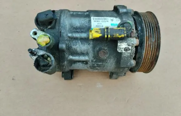 Peugeot 607 Air conditioning (A/C) compressor (pump) 9663315680