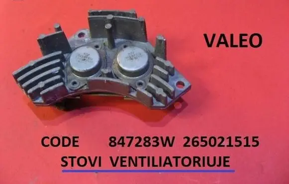 Citroen C4 I Heater blower motor/fan resistor 847283W 265021515