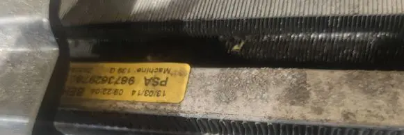 Citroen C4 II Picasso Radiator set 9806313280 5020679 GMVG4CEM00
