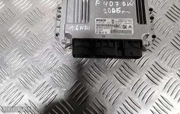 Peugeot 407 Engine control unit/module 9658945280 0281011633