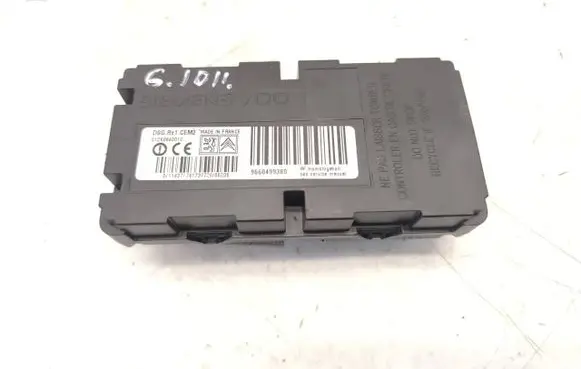 Citroen C6 Tire pressure control unit 9660499380