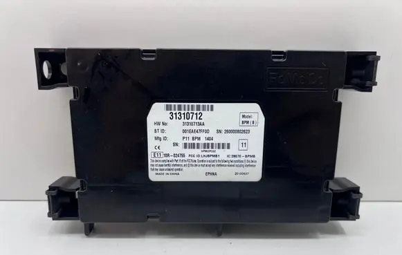 Volvo XC60 Bluetooth control unit module 31310712 31310713AA 001EAE47FF0D