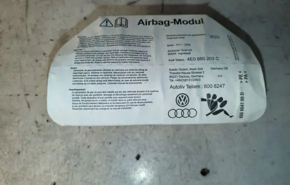 Audi A8 S8 D3 4E Passenger airbag 4E0880203C