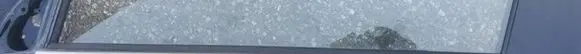 Front door glass trim molding