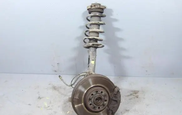 Front shock absorber with coil spring