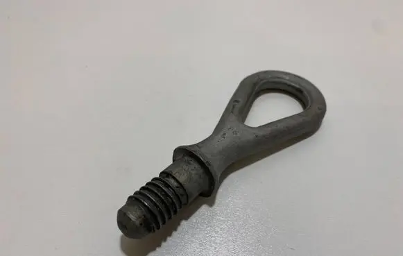Towing hook eye