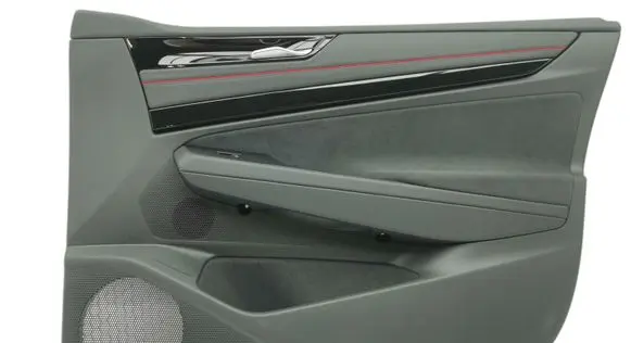 Front door card panel trim