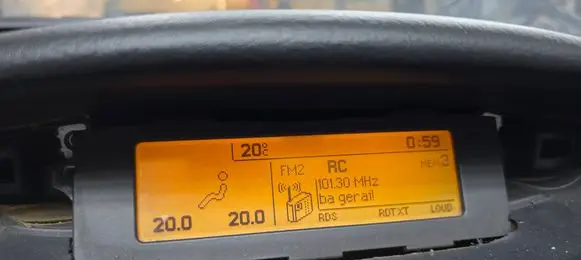 Citroen C5 Screen/display/small screen 9657882880