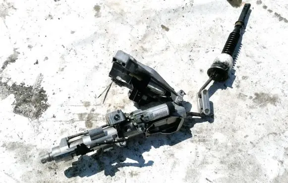 Steering wheel axle