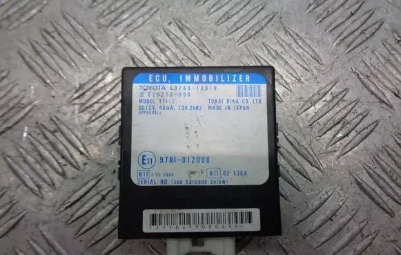 Toyota Corolla Verso E121 Immobilizer control unit/module 8978013010