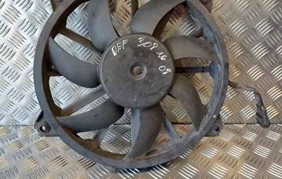 Peugeot 308 Electric radiator cooling fan 9661571480