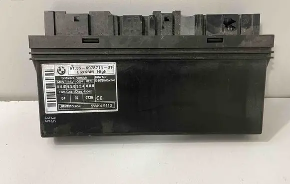 BMW 5 E60 E61 Central body control module 9176070 9168835