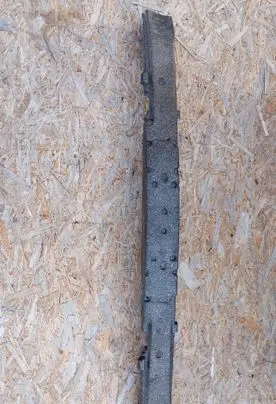 Front bumper foam support bar