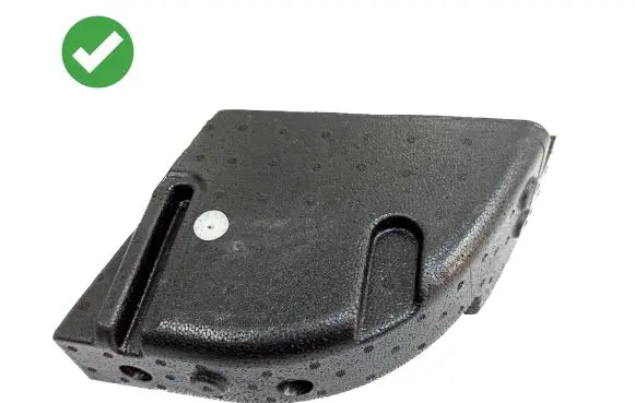 BMW 5 F10 F11 Front bumper foam support bar 58745510 7196756 51117196756