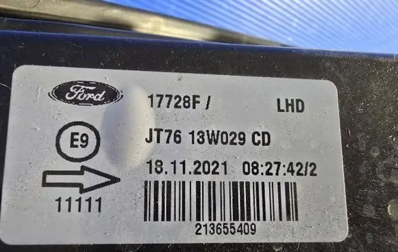 Ford Transit Courier Headlight/headlamp JT76-13W029-CD