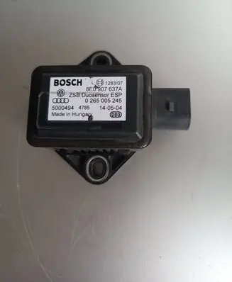Audi A8 S8 D3 4E ESP acceleration yaw rate sensor 8E0907637A 5000494 0265005245