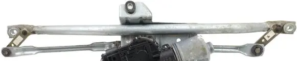 Front wiper linkage and motor