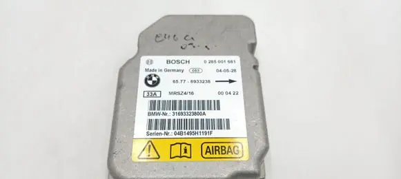 BMW 3 E46 Airbag control unit/module 0285001681 6933238 65776933238