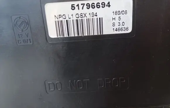 Fiat Croma Door control unit/module 51796694