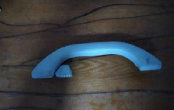 Rear interior roof grab handle