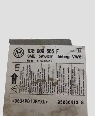 Seat Alhambra (Mk1) Airbag control unit/module 1C0909605F 0034PD1JRYXU 05080413G