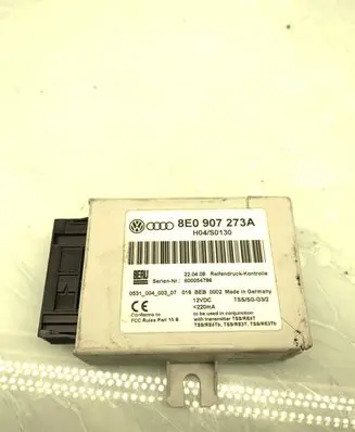 Audi A4 S4 B7 8E 8H Tire pressure control unit 8E0907273A