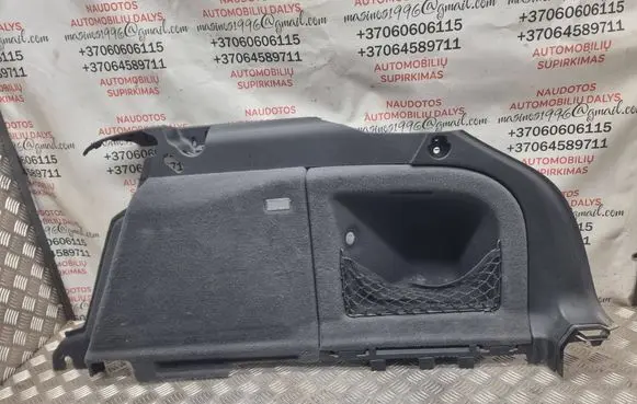 Audi A4 S4 B8 8K Trunk/boot side trim panel 8K9863880