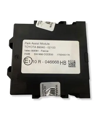 Toyota Auris E180 Parking PDC control unit/module 8934002100 1702400178 10R046668B