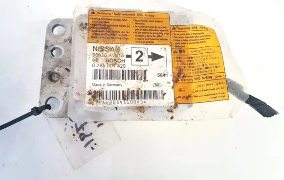 Nissan Primera Airbag control unit/module 98820av21a 0285001420