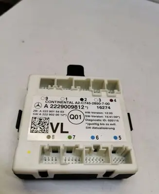 Mercedes-Benz C W205 Door control unit/module A2229020013 A2229009812