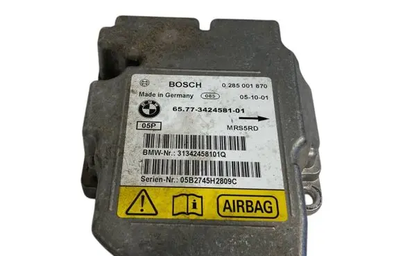 BMW X3 E83 Airbag control unit/module 3424581 65773424581 0285001870