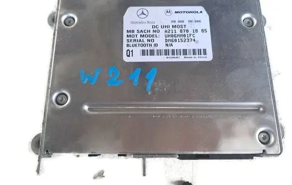 Mercedes-Benz E W211 Bluetooth control unit module A2118701885 DM60152374