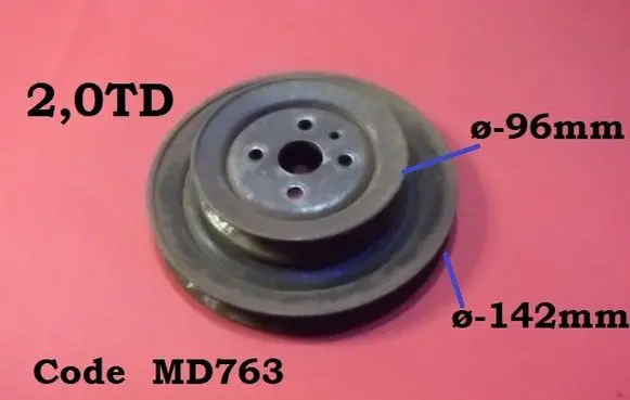 Mitsubishi Space Wagon Water pump pulley MD763