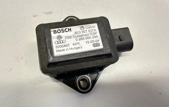 Audi A8 S8 D3 4E ESP acceleration yaw rate sensor 8E0907637A 5000497 0265005245